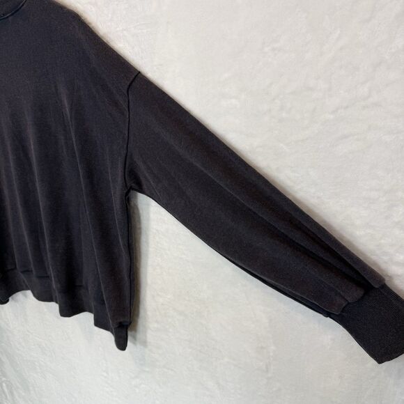 Oddi Sweatshirt Pullover American Flag Navy Blue Red USA Oversized S - Picture 9 of 10